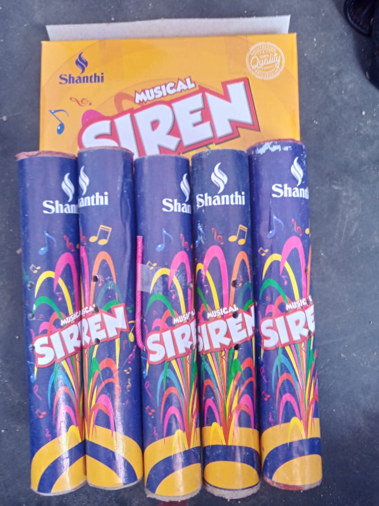 Krish Crackers Mini Siren Fountain